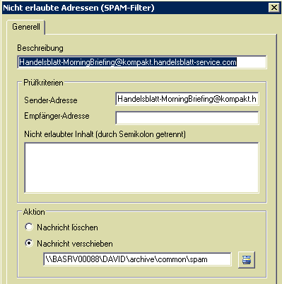 Postman Nicht erlaubte Adressen Einstellungen